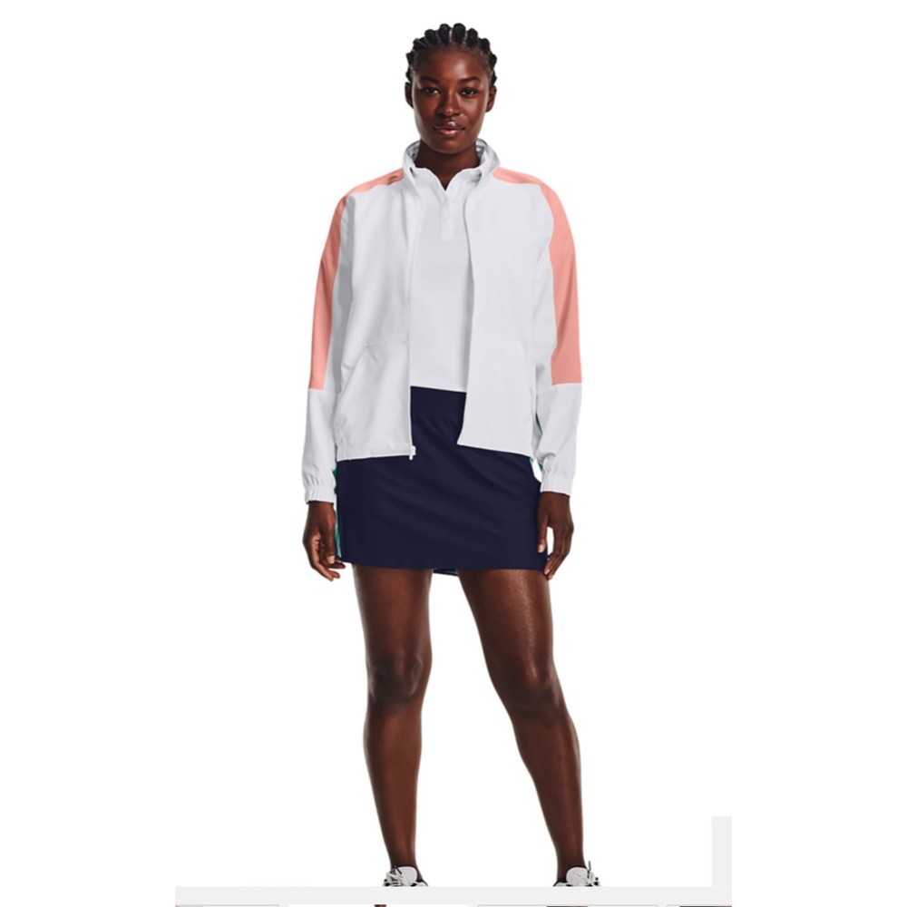 Under Armour Women Storm Wind-strike Water-repel Foldable Golf Jacket Sz…